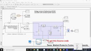 Voltage control of bidirectional DCDC converter with constant power source [upl. by Wachter]