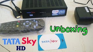 TATA SKY HD 2023 Unboxing and Overview  Tata Sky Unboxing [upl. by Aldercy]