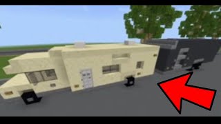 How To Build A Minecraft RvCamper With Inclosed Trailer [upl. by Nomael]