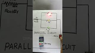 parallel circuit working model  shorts  diypandit  DIY pandit [upl. by Otrebcire485]