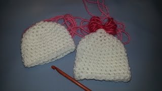 quotHow to Crochet a Preemie Hatquot 152lbs [upl. by Madigan]