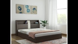 Wooden double bed ideas  Indian bed designs  Bed ideas of wood [upl. by Netsirt]