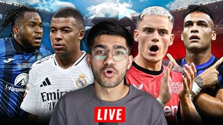 Atalanta vs Real Madrid  Leverkusen vs Inter Milan LIVE UCL WATCHALONG [upl. by Soinotna]