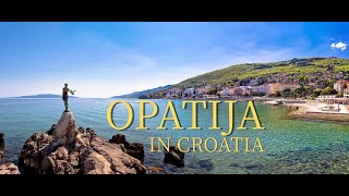 KROATIË verken OPATIJA de parel van de Kvarner baai Lungomare Lovran amp Volosko [upl. by Wight]