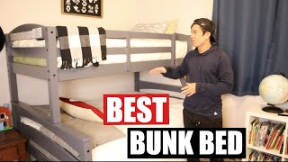 DOREL TWIN OVER FULL BUNK BED REVIEW  SOLID WOOD  AMAZON BUYS [upl. by Houser]