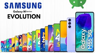 Evolution of Samsung Galaxy M Series  History of Samsung [upl. by Hanauq]