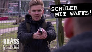 Krass Schule  Schock Schüler mit Waffe 002  RTL II [upl. by Ahsikin687]