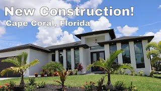 Florida  Cape Coral New Construction Tour [upl. by Budding]