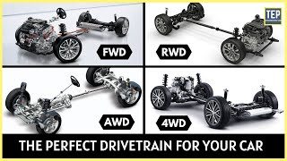 FWD vs RWD vs 4WD vs AWD Whats The Difference Which is Better [upl. by Alva949]