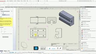 Solidworks  Schnittdarstellung Detailansicht etc [upl. by Paucker988]