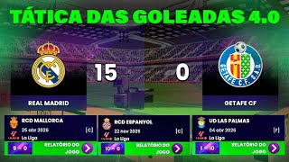 SM24 NOVA TÁTICA das GOLEADAS 40 no SOCCER MANAGER 2024 [upl. by Aerdnna]