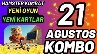 Hamster Kombat Günlük Kombo Kartları 21 Ağustos [upl. by Paulson]