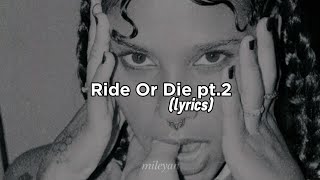 Ride Or Die pt2 ft con Tokischa audio filtrado  LYRICS แตแตฬหขแตแตแต แต แตแต แตหขแต—แต แต–แตหขหขสธ แตหข แต—แตสธแต’quot mjr pt [upl. by Annala470]