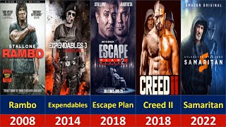 Sylvester Stallone All Movies List 1970 to 2023 Sylvester Stallone Movies [upl. by Zosema153]