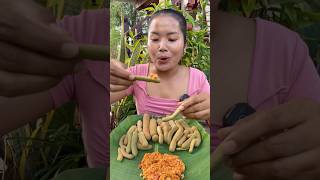 So sour young tamarind siscookingtv makbangtv eating tamarind [upl. by Onileva]