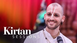 Sri Govardhan Giridhari Radharani Ka Pyare  Vikshar  Kirtan Sessions [upl. by Odin]