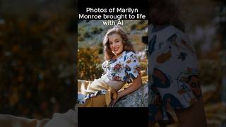 Photos of Marilyn Monroe brought to life with AI [upl. by Nalyt]