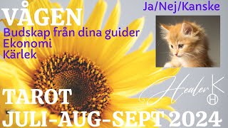 Vågen ♎️ JuliAugustiSeptember 2024 Tarot  Healer K [upl. by Woodhead]