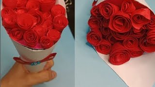 Flower bokeh making with paper  Origami paper craft idea for beginners [upl. by Hendry]