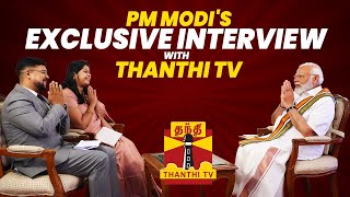 PM Modis exclusive interview with Thanthi TV  Lok Sabha Election 2024 [upl. by Asirralc]