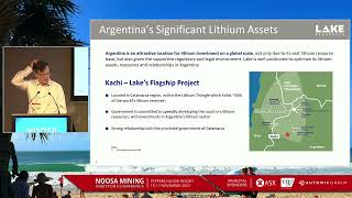 Lake Resources presentation to Noosa Mining Investor Conference 16 November 2023 [upl. by Zaremski710]