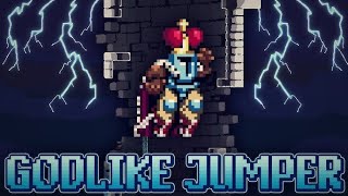 Jump King Speedrun  Godlike Jumper achievement 0 falls  608 [upl. by Ecnarrot704]