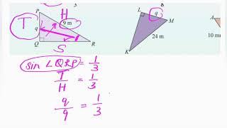 Tentukan panjang sisi segi tiga apabila diberi nilai sin kos atau tan [upl. by Almap193]