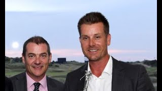 Henrik Stenson At His Interviewing Best  2024 AGW Annual Dinner Royal Troon [upl. by Eynttirb]