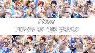 IDOLISH7  TRIGGER  REVALE  ŹOOĻ  Pieces of The World  Lyrics  kan  rom  per   IDOLISH7 [upl. by Chlo]