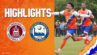 PLAYOFF HIGHLIGHTS  Chelmsford City vs Braintree Town  270424 [upl. by Ainigriv]