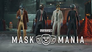 PAYDAY 3 Mask Mania Trailer [upl. by Josie]