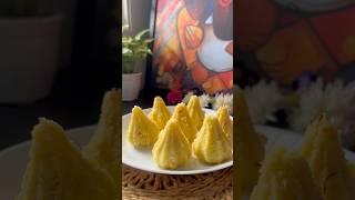 Ganesh ji ka favourite MODAK  Ekdum easy recipe shorts youtubeshorts [upl. by Adolfo]