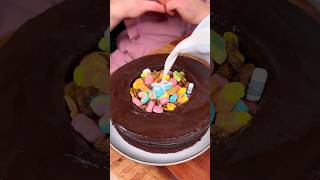 How to not make the CHOCOLATE CAKE CEREAL BOWL for mom😅❤️🎂 CHEFKOUDY [upl. by Euk630]