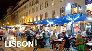 Lisbon Downtown on a Friday Night  Lisbon PORTUGAL [upl. by Bolger]