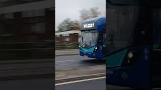 Metrobus Fastway Wright GB Kite Hydroliner 6059 LV23 EEA passes Napier Way route 20 09112024 [upl. by Livvyy906]