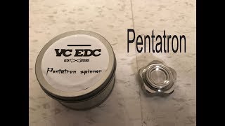 Fidget Spinner Testing and Review  PENTATRON by VC EDC [upl. by Yralih]