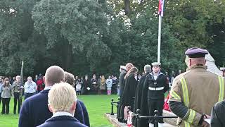 Remembrance Sunday Cowes Isle of Wight 10th November 2024 [upl. by Dilahk]