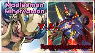 Minervamon VS RagnaLoardmon  DCGO  EX6 Format [upl. by Leodora260]