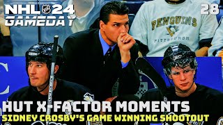 NHL 24 HUT XFactor Moments 28  Sidney Crosbys Game Winning Shootout  GameDay Hockey [upl. by Madanhoj]