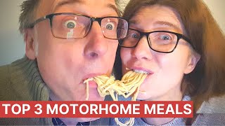 Top 3 Meals to Cook in Your Motorhome [upl. by Asseram]