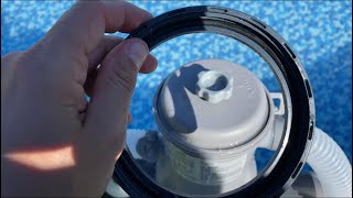 How To Stop Pool Filter From Leaking Water  Bestway Steel Pro Max [upl. by Nivra400]