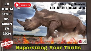 LG New UT80 Series 4K Ultra HD Smart TV with webOS 2024 [upl. by Pirbhai]