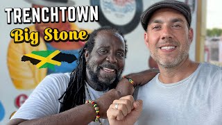 Trenchtown Jamaica with the Legendary BIG STONE ClaudeSinclair [upl. by Eladnwahs862]