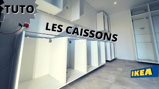 Comment monter une cuisine IKEA EP2 LES CAISSONS METOD [upl. by Aiclef]