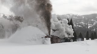 Steam Powered Rotary Snow Plow [upl. by Leuas]