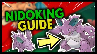 HOW TO EVOLVE NIDORINO INTO NIDOKING ON POKEMON FIRE RED AND LEAF GREEN [upl. by Gniy]