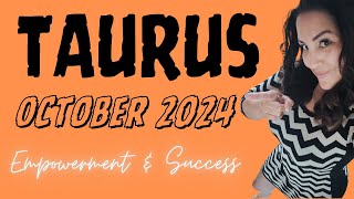 Taurus quotOVERCOMING OBSTACLES TAURUS TAROT READING FOR EMPOWERMENT AND SUCCESSquot OCTOBER 2024 [upl. by Newman]