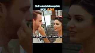 Eda amp Serkan is in the vegetable market 🥰🥰🥰 turkishdrama sencalkapimi handeercel kerembursin [upl. by Ramar]