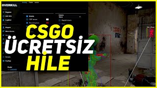 CSGO ÜCRETSİZ HİLE 2023  OVERKİLL AİMBOT WALLHACK  VAC RİSKİ YOK [upl. by Acilejna268]