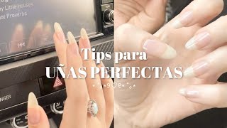 🎀Cómo hacer CRECER las UÑAS uñas largas y fuertes parte♡2🤍 [upl. by Yeltnarb]